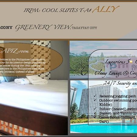 Irpm Coolsuites #Ally Wind Residences 1Br Tower A Greenery View Tagaytay City Εξωτερικό φωτογραφία