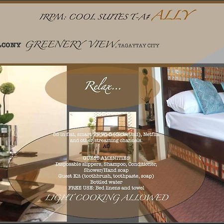 Irpm Coolsuites #Ally Wind Residences 1Br Tower A Greenery View Tagaytay City Εξωτερικό φωτογραφία