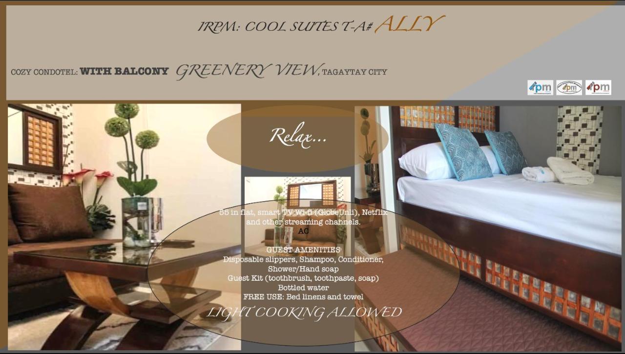 Irpm Coolsuites #Ally Wind Residences 1Br Tower A Greenery View Tagaytay City Εξωτερικό φωτογραφία